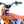 Wild Thunder - 400W Powerful Electric Motorcycle for Ages 3-6, 36V 5.2Ah Lithium Battery, Dual Shock Absorption, 3 Speed Modes, Safe Disc Brake, 12Inch Off Road Tires - Orange